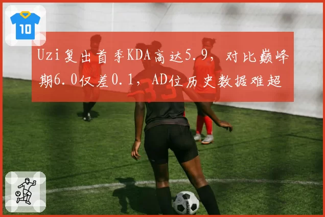 Uzi复出首季KDA高达5.9，对比巅峰期6.0仅差0.1，AD位历史数据难超