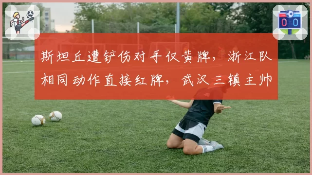 斯坦丘遭铲伤对手仅黄牌,浙江队相同动作直接红牌,武汉三镇主帅赛后拒绝握手?